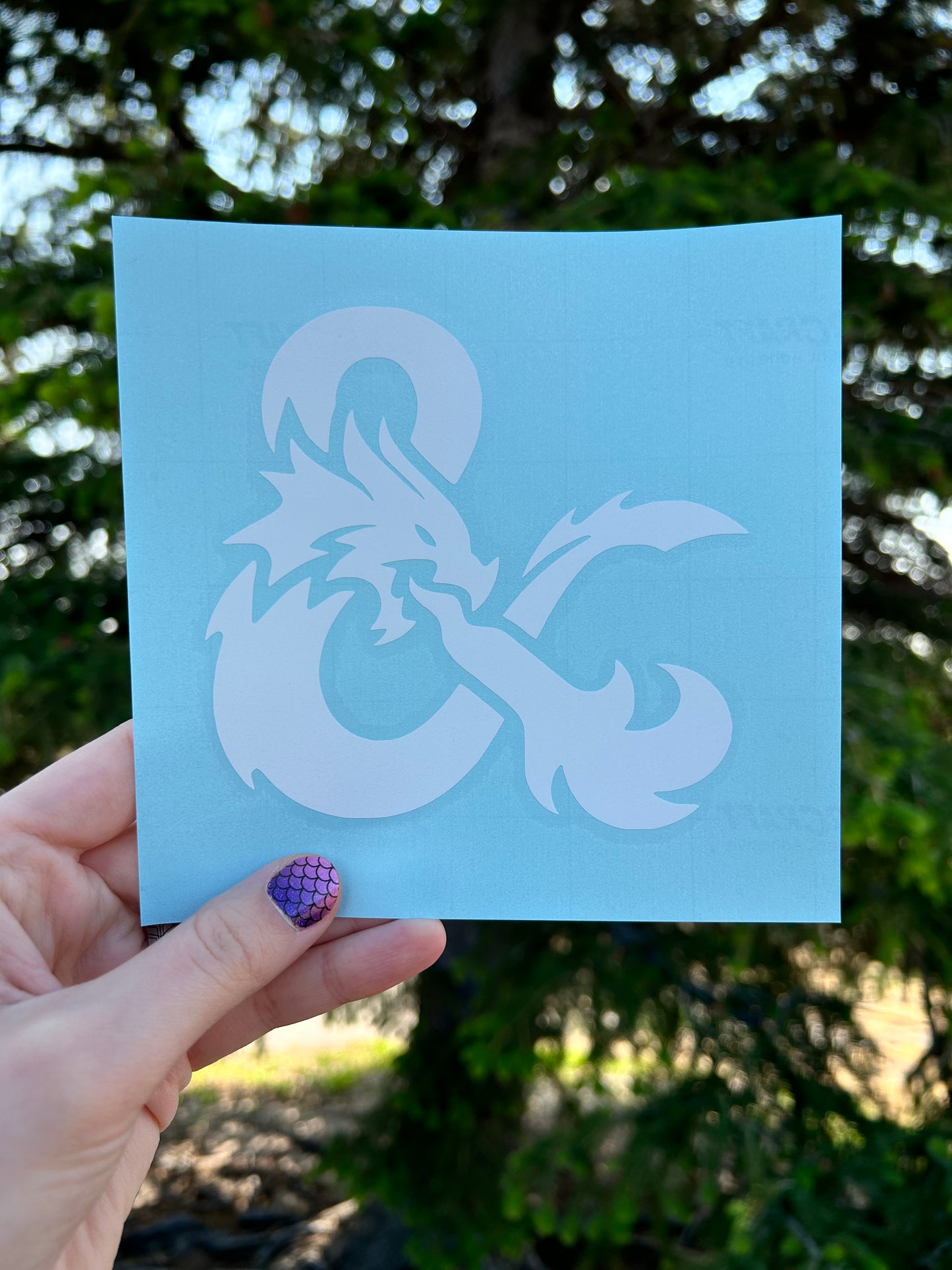 D&D Ampersand Decal