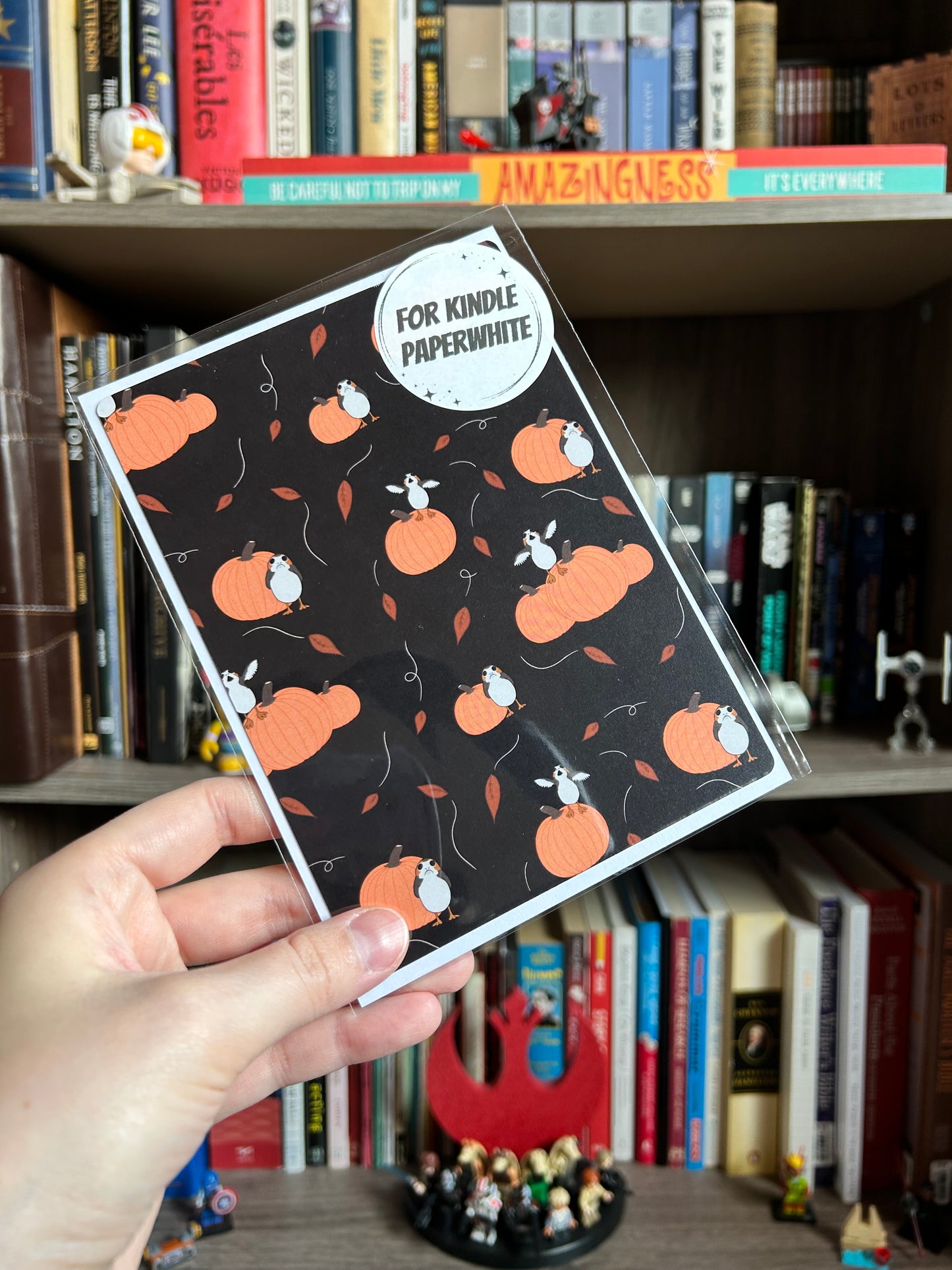 Fall Space Puffins Kindle Insert