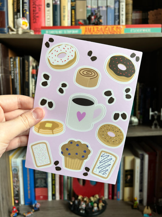 Breakfast Treats Sticker Sheet