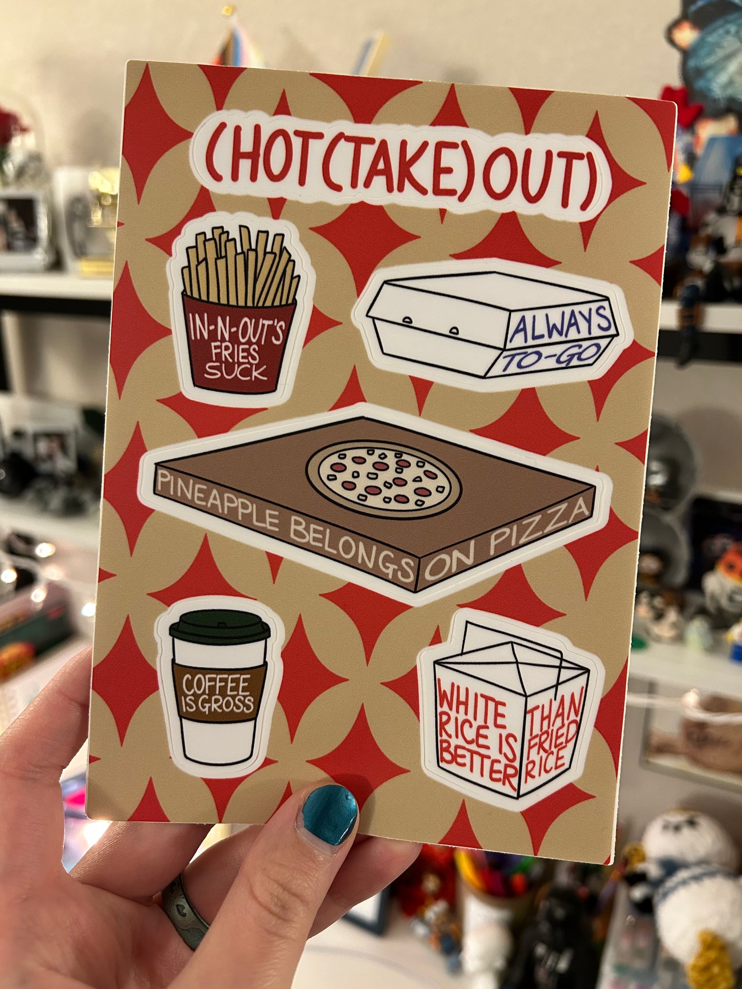 (Hot (Take) Out) Sticker Sheet