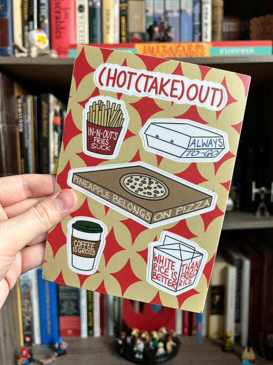 (Hot (Take) Out) Sticker Sheet