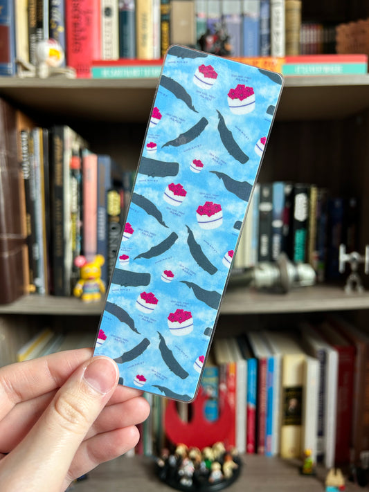 Whales & Petunias Bookmark