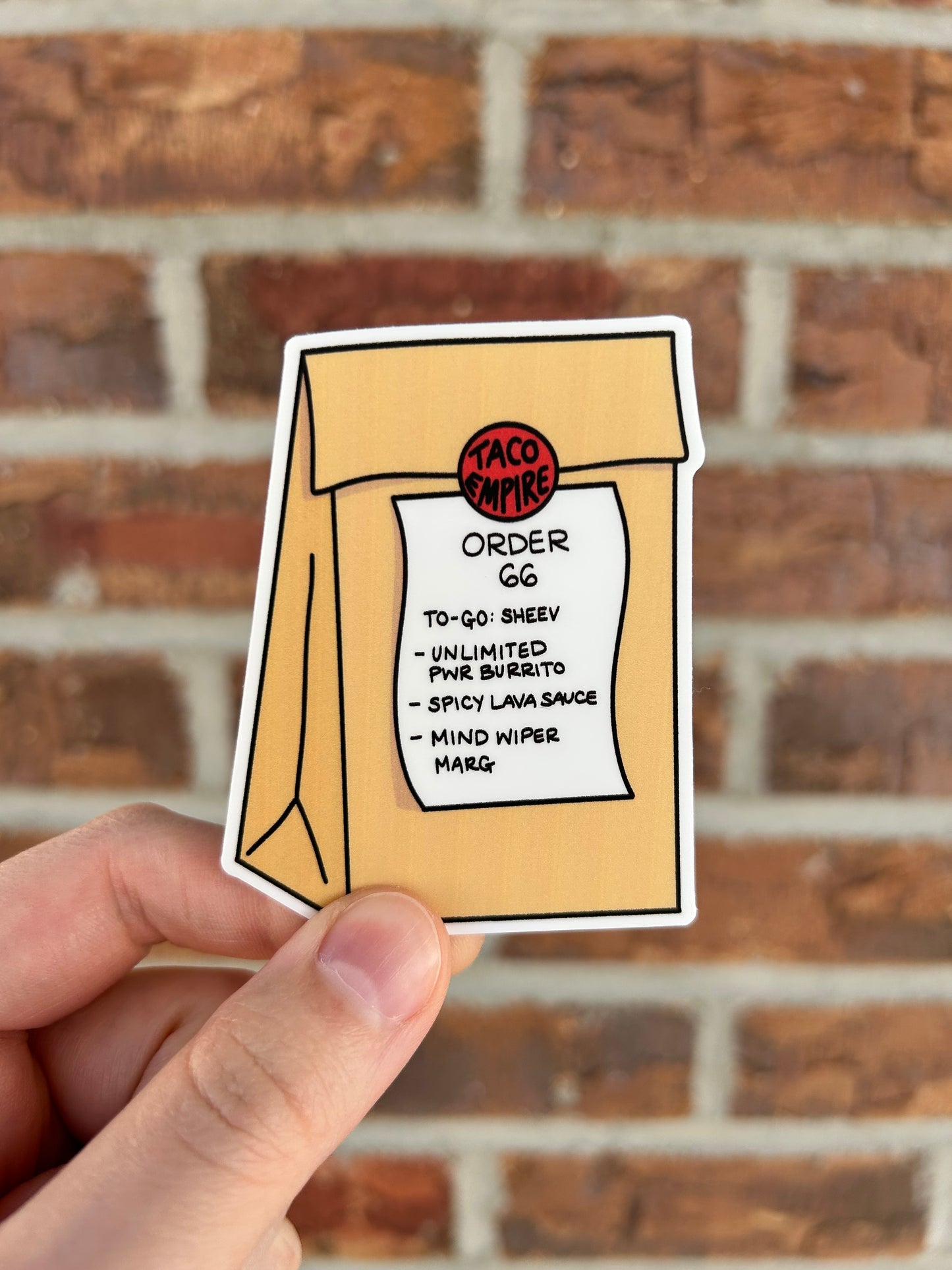 Taco Empire Sticker