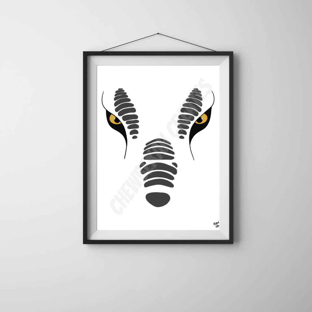 Space Wolf 8x10 Print