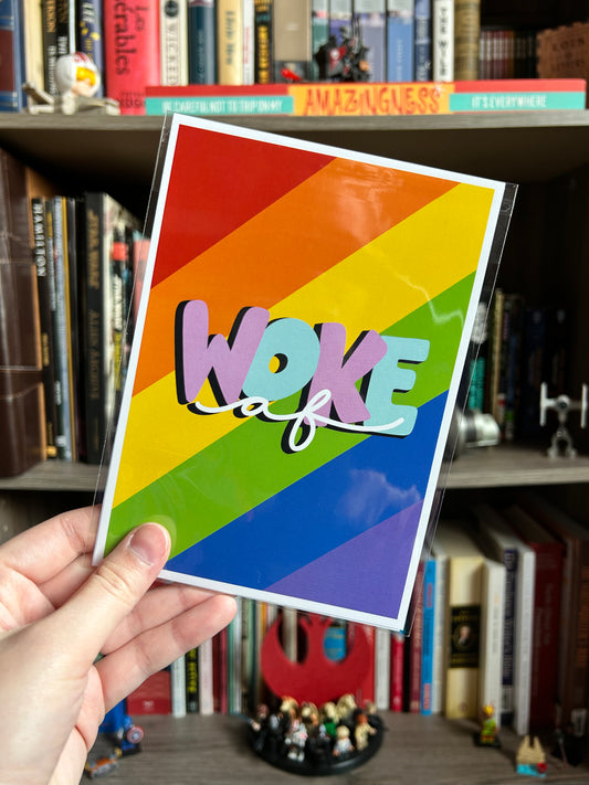 Woke AF 5x7 Print