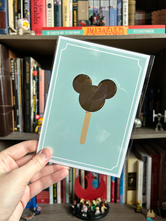 Mouse Ice Cream Bar 5x7 Print