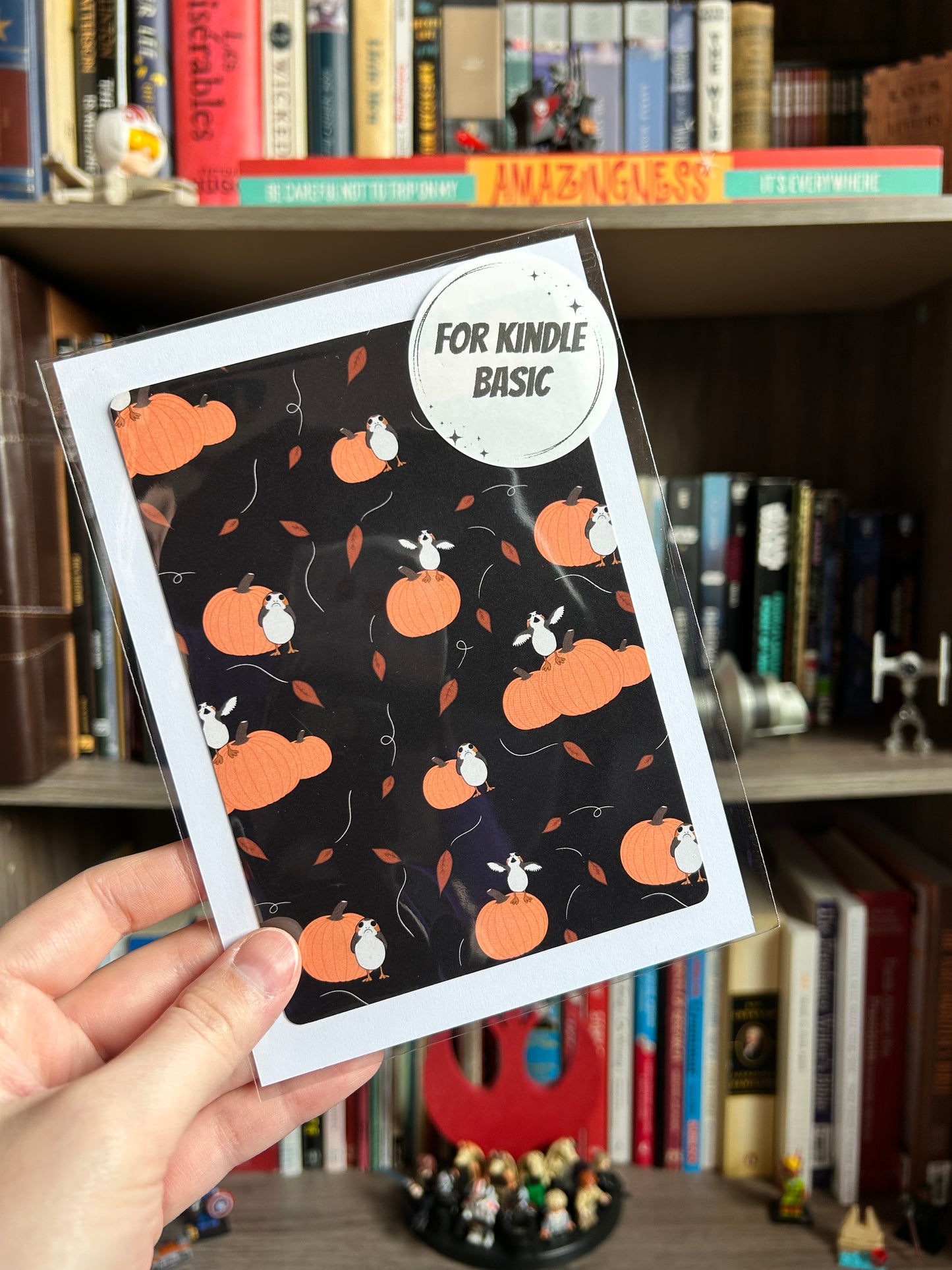 Fall Space Puffins Kindle Insert