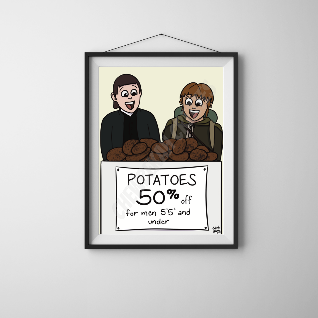 Potato Bros 8x10 Print