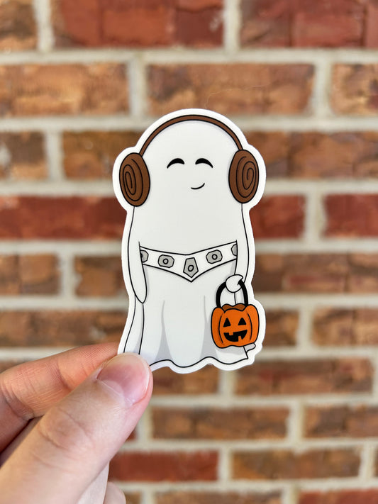 Leia Ghostie Sticker