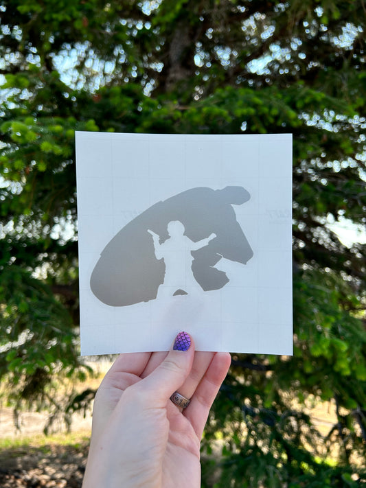 A Man & His Ship Decal