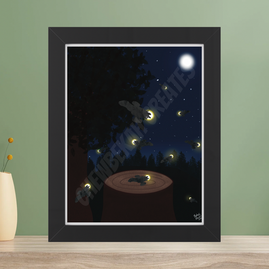 Firefly Fireflies 11x14 print