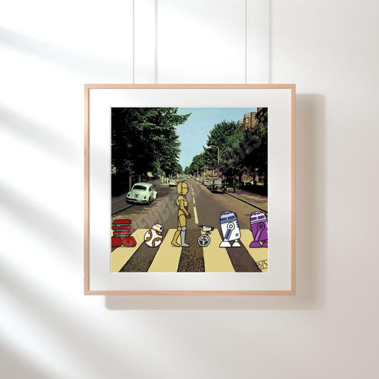 Abbey Road Quirky Robots 5x5 print