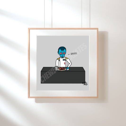 Messy Grand Admiral 5x5 print