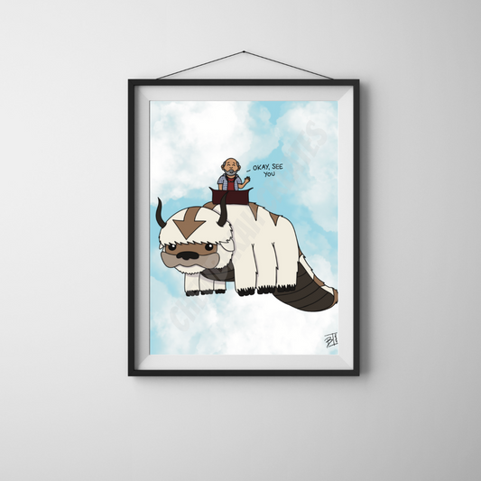 Appa on Appa 8x10 Print