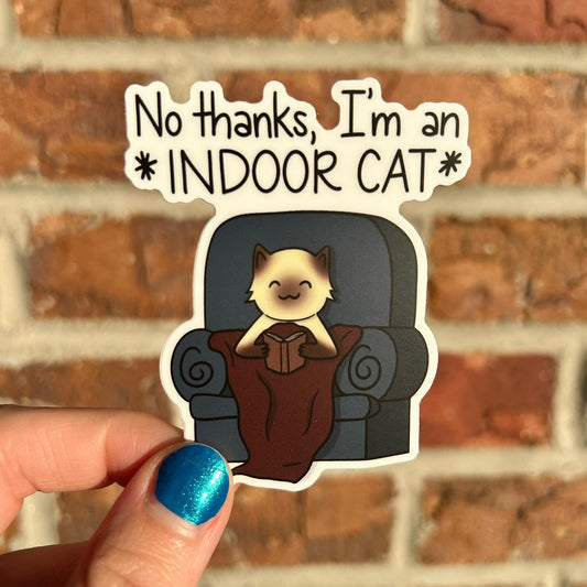 Indoor Cat Sticker