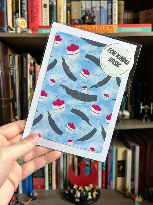 Whales & Petunias Kindle Insert