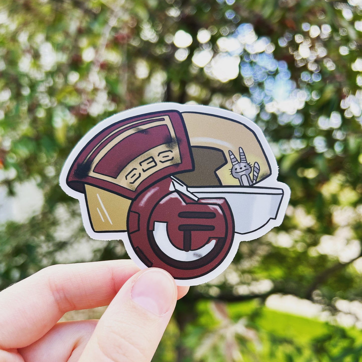 Sabine Helmet Sticker