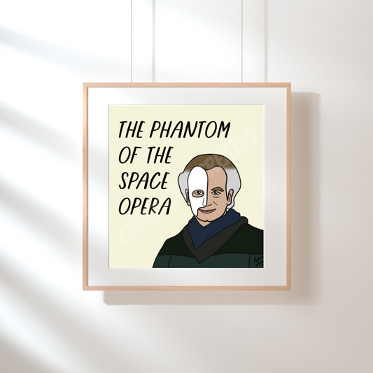 Phantom of the Space Opera 5x5 print