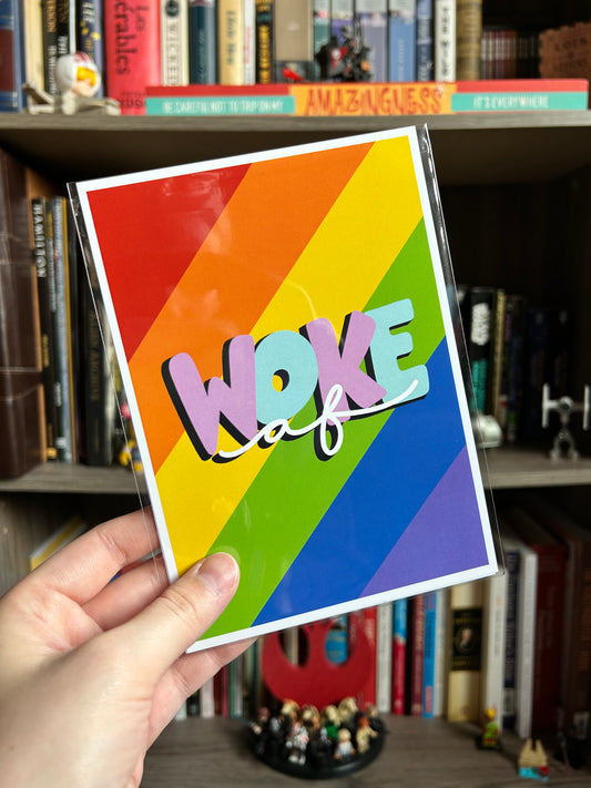 Woke AF 5x7 Print