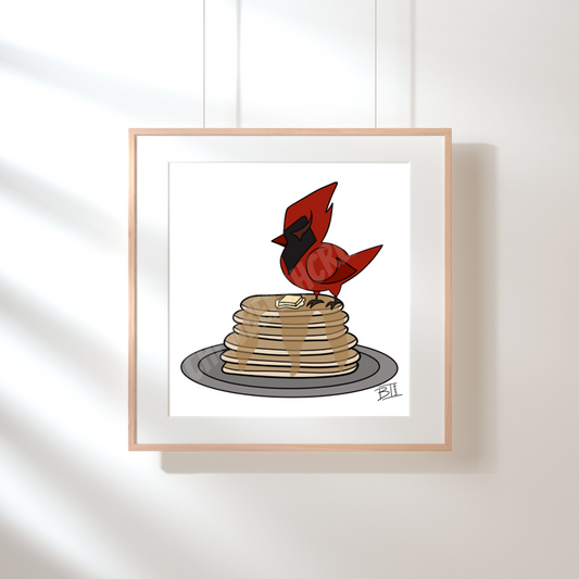 Flapjack on Flapjacks 5x5 print