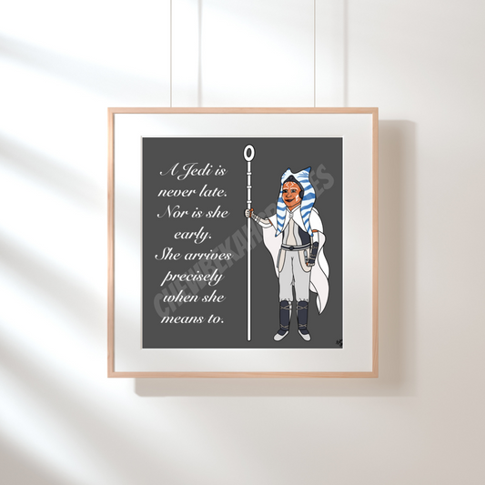 Ahsoka the White 5x5 print