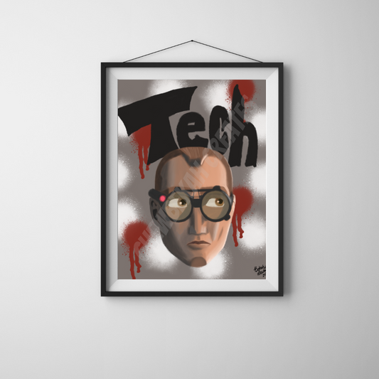 Tech Graffiti Memorial 8x10 Print
