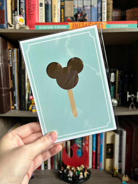 Mouse Ice Cream Bar 5x7 Print