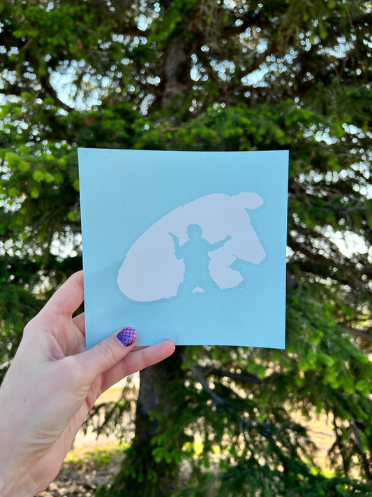 A Man & His Ship Decal