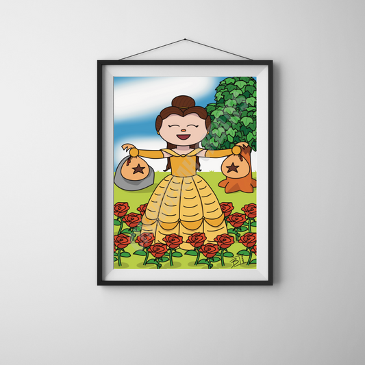 Belle with Bells 8x10 Print