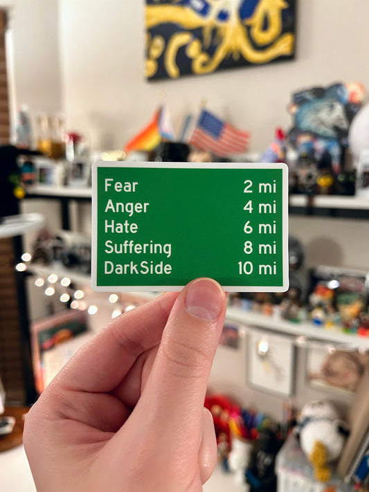 Path to the Dark Side Sticker