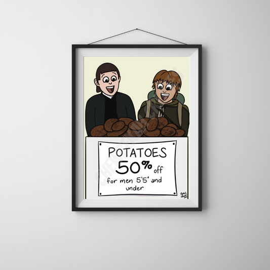 Potato Bros 8x10 Print
