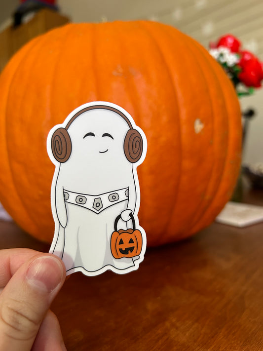 Leia Ghostie Sticker