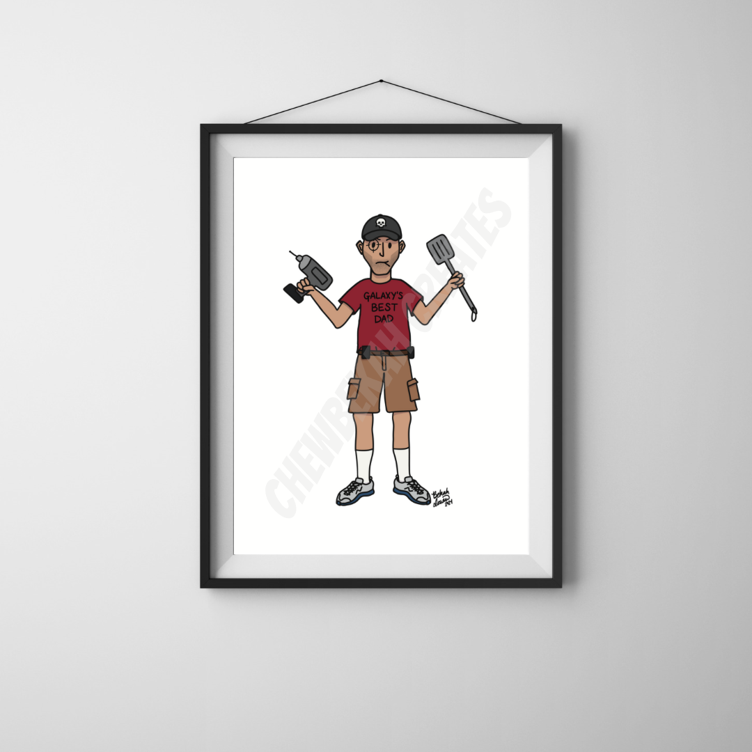 Crossdad 8x10 Print