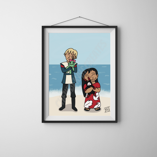 Snuggle Buddies 8x10 Print
