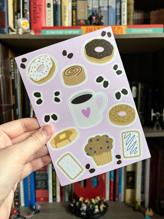 Breakfast Treats Sticker Sheet