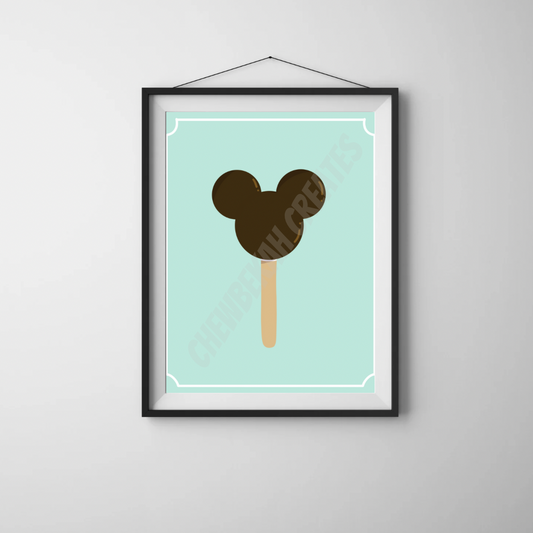 Mouse Ice Cream Bar 8x10 Print