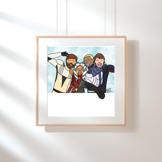 Trauma Buddies 5x5 print