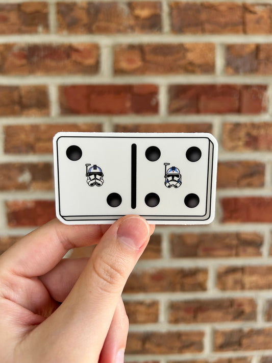 Domino Twins Sticker