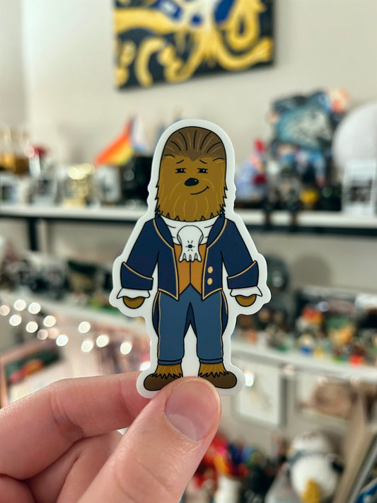 Chewie x Beast Sticker