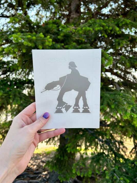 A Man and His Horse Decal