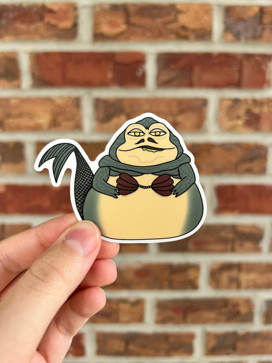 Space Slug Mermaid Sticker